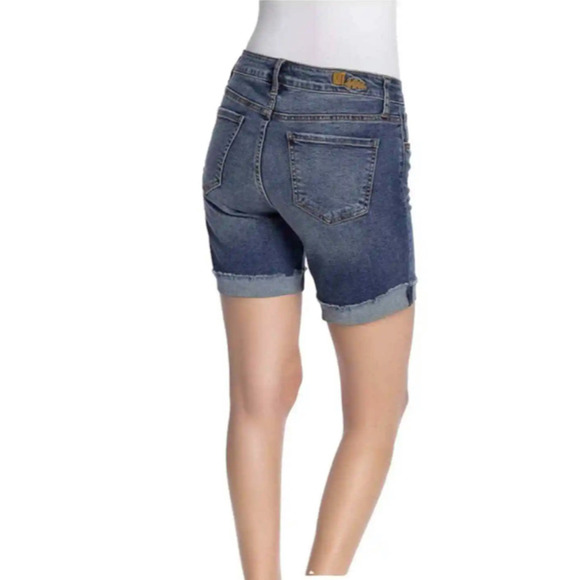KUT FROM THE KLOTH Katy Boyfriend Shorts 4 Denim 30"x6.5" Cut-Off KS757MA4R NWT - Picture 2 of 7